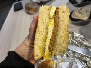 The amazing Grizzli sandwich.   at Grindcore House - West Philly in Philadelphia