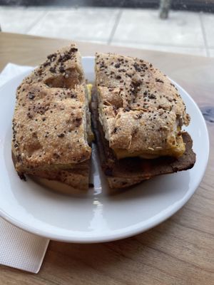 Breakfast sandwich   at Grindcore House - West Philly in Philadelphia