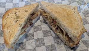 Chimichurri Seitan Sandwich at Grindcore House - West Philly in Philadelphia