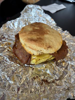Grizzly breakfast sandwich  at Grindcore House - West Philly in Philadelphia