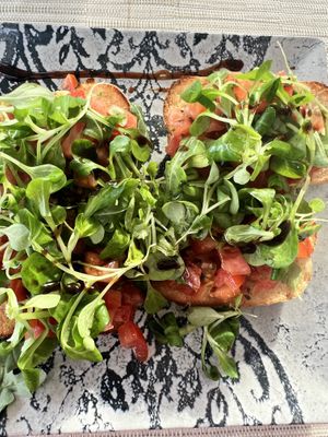 Bruchetta   at Domus Pompei in Lanzarote