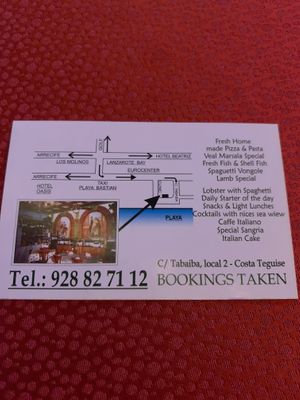 Directions  at Domus Pompei in Lanzarote