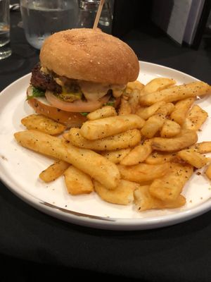 Beyond burger  at Imperial Hotel in Melbourne