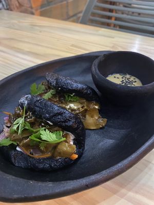 Bao de hongos  at INA Restaurante in Medellin