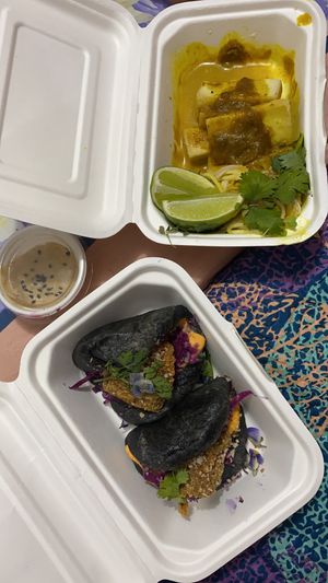 Seitan + bao take away  at INA Restaurante in Medellin