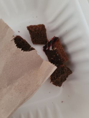 Brownie at INA Restaurante in Medellin