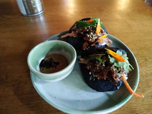 Bad hongos at INA Restaurante in Medellin