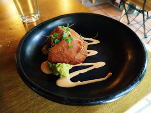 Emplatanadas at INA Restaurante in Medellin