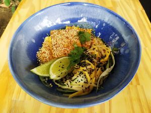 Tofu Satay at INA Restaurante in Medellin