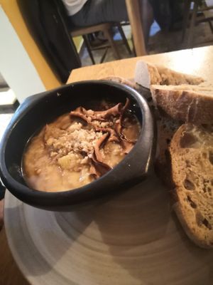 A must order: cheese dip at INA Restaurante in Medellin