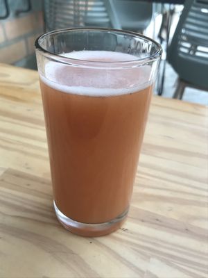 Juice of tomato tree with little sugar  at INA Restaurante in Medellin