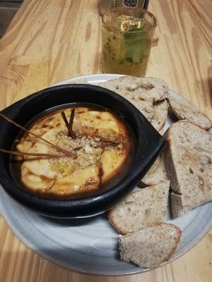 Quesarola at INA Restaurante in Medellin