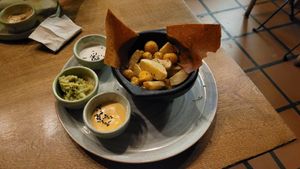 Papas Ina at INA Restaurante in Medellin