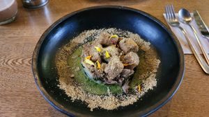 Ñoquis at INA Restaurante in Medellin