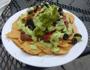 Vegan Nachos at Garden to Grill in Sacramento
