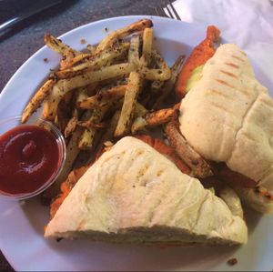 sweet potato panini at Garden to Grill in Sacramento