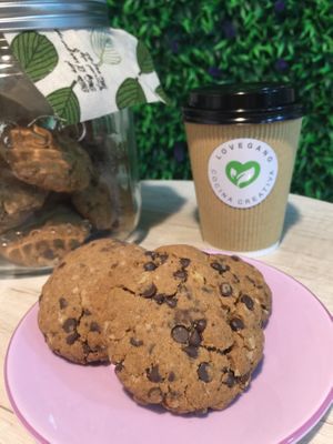 Gluten free cookies  at Lovegano  in Tijuana