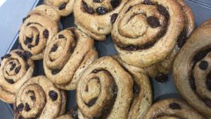 Cinnamon rolls  at Lovegano  in Tijuana