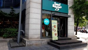 Exterior of location - street view at Sweet Balance - Gyodae in Seoul