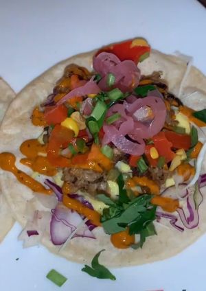 Salt and pepper tacos  at Vandal in Newtown