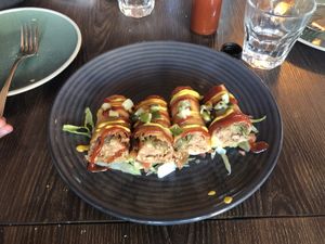 Cheeseburger Spring Rolls  at Vandal in Newtown