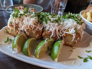 Fried corn at Vandal in Newtown
