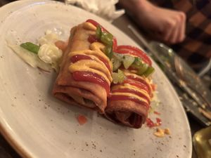 Cheeseburger spring rolls   at Vandal in Newtown