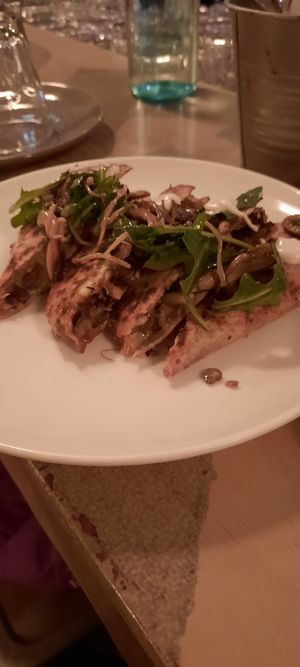 Wild mushroom quesadilla at Vandal in Newtown