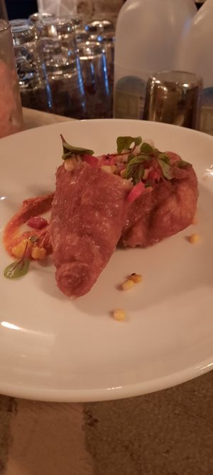 Choriz0 and potato empanada at Vandal in Newtown