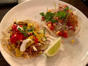 Tacos - lots of different flavours to choose from! at Vandal in Newtown