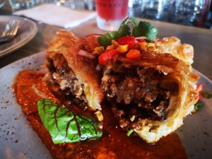 Set Menu - chorizo and potato empanada at Vandal in Newtown