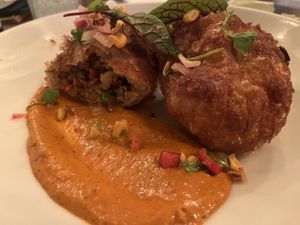 Chorizo and potato empanada- SOOOO goodd  at Vandal in Newtown