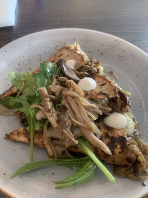 Mushroom quesadilla  at Vandal in Newtown