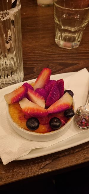 Crema catalana. Not on set menu but definitely a highlight! Spanish creme brulee 🤩 at Vandal in Newtown