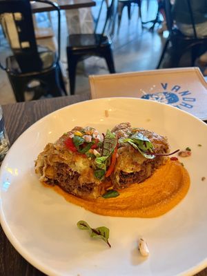 Potato & chorizo empanadaa  at Vandal in Newtown