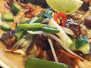 “Duck” taco  at Vandal in Newtown