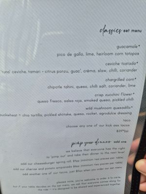 Menu Jan 2026 at Vandal in Newtown