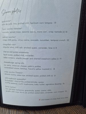 Menu Jan 2026 at Vandal in Newtown