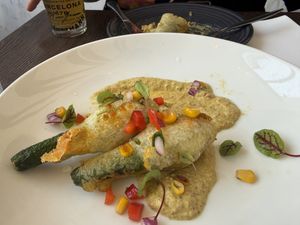 Zucchini flowers  at Vandal in Newtown