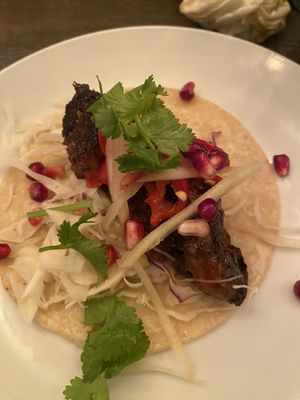 The lamb taco was a special of the night. Delicious but the “meat” was a little fibrous for me.  at Vandal in Newtown