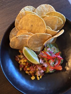 Guacamole and chips  at Vandal in Newtown