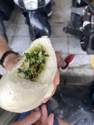 Something which we couldn’t translate 😅  at ShàngHǎi Bāo Zǐ 上海包子素食點心 in Taipei