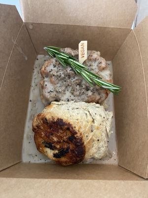 Biscuits and Gravy, Baby!  at Peach and Pine in St James