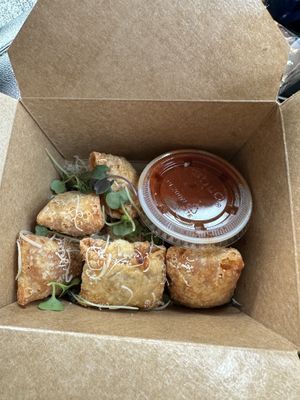 Pepperoni Pizza Rolls  at Peach and Pine in St James