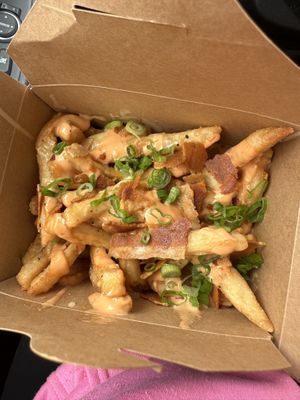 Fancy fries  at Peach and Pine in St James