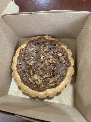 Pecan pie  at Peach and Pine in St James