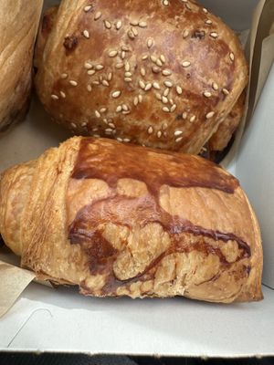 Pain Au chocolattes  at Peach and Pine in St James