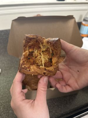 Chicken parm muffinns  at Peach and Pine in St James