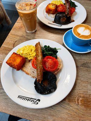 The vegan breakfast  at Fitzbillies - Trumpington in Cambridge