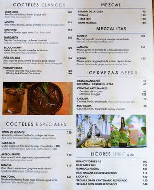 Menu 3 of 4, June 2023 at Lodeli - Maybe closed in Mazunte